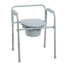 Load image into Gallery viewer, FOLDING STEEL COMMODE